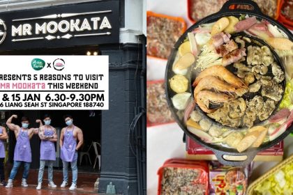 Collage of hunks and menu offerings