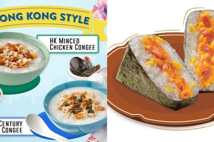 Collage of menu items