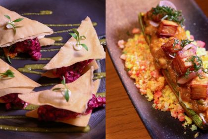Collage of (v)eg dishes