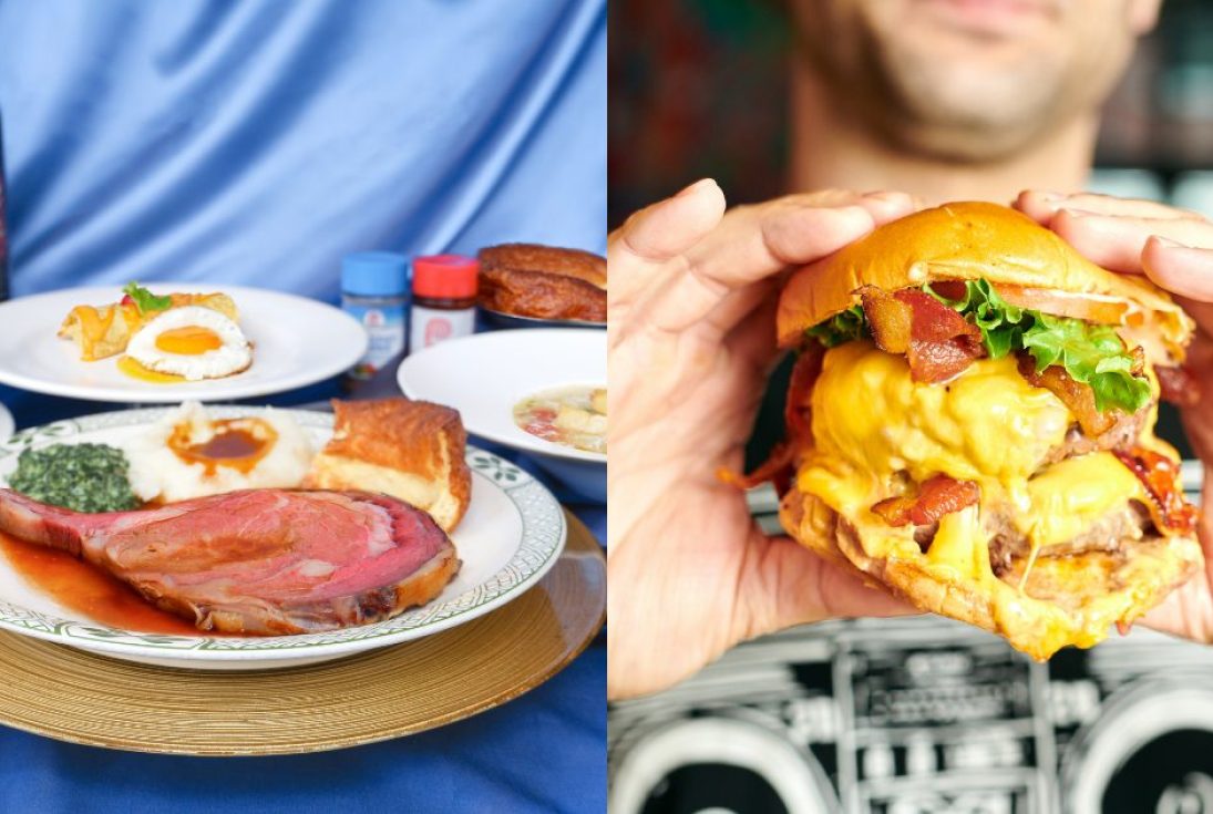 Photo of steak and burger for Father's Day
