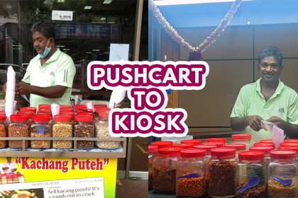 Kacang Puteh man - Selling peanuts