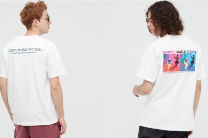 Photo collage o Haruki Murakami X Uniqlo collection