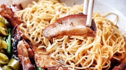 char siew noodle