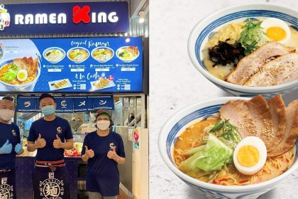 Image of Ramen King's stall and menu items