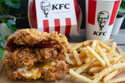 Kfc Triple Cheesy Triple Down meal bundle