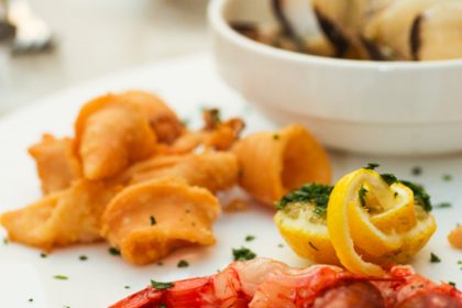 La Braceria - Calamari, Prawn Carpaccio and Clams