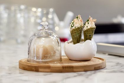 Marble Bistro devilled eggs