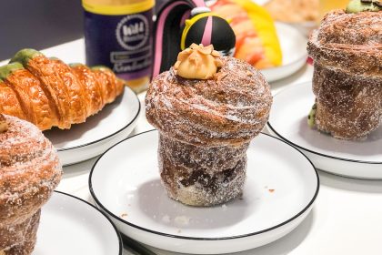 A close up of Cruffins