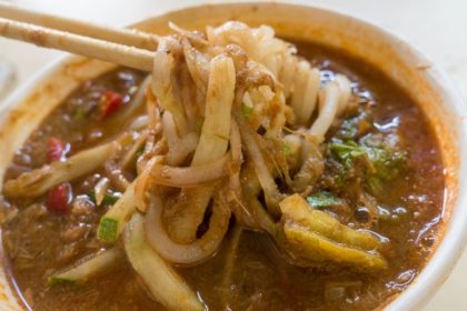 Penang Signature Assam Laksa Singapore - Thick Rice Noodle