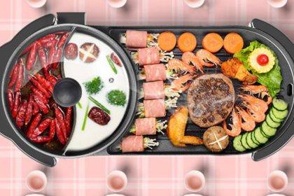Picture of 2-in-1 Korean Grill andSteamboat from Shopee