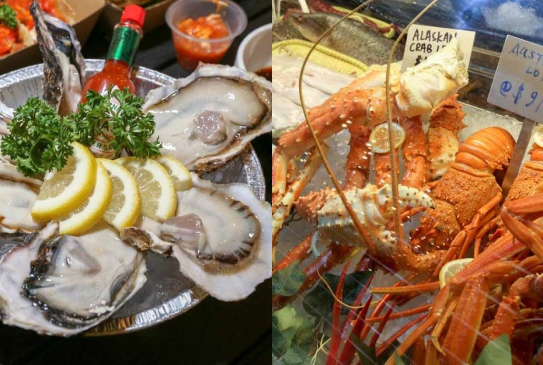 Photo of The Three Peacocks' oysters and lobster