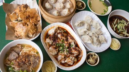 ah wang la mian xiao long bao - spread