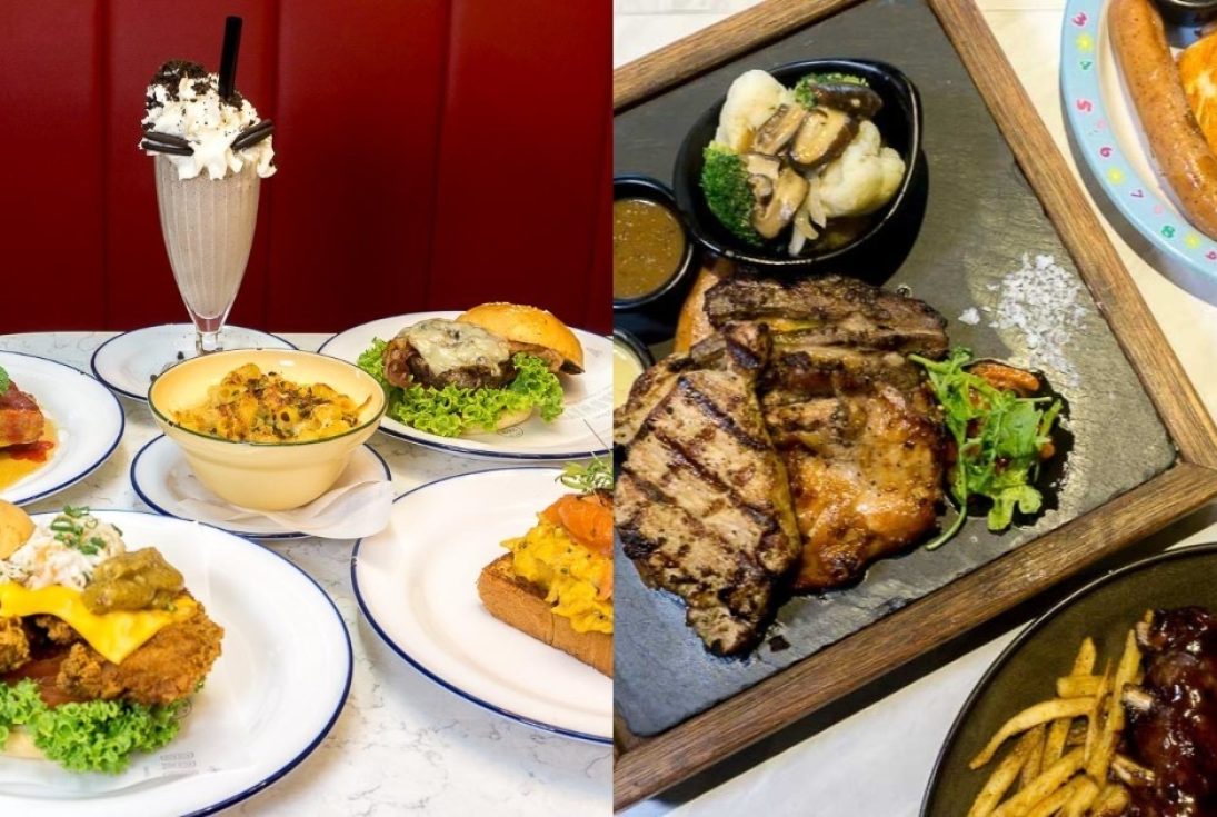 Collage of Broadway American Diner and Collin's