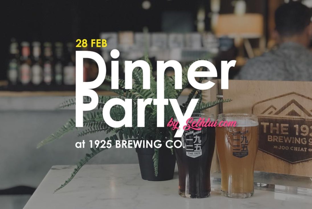 Dinner Party 1925 Brewing 28 Feb
