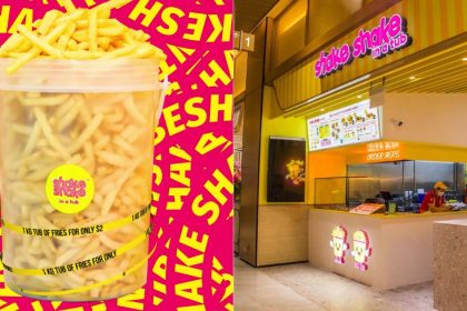 shake shake in a tub S$2 fries