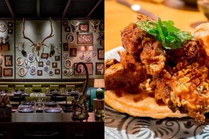 Collage of Firangi Superstar decor and Prata Waffle ???