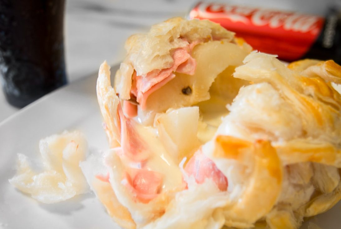 Ham Cheese Baked Pear 7