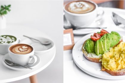Collage of Haven Coffee's offerings