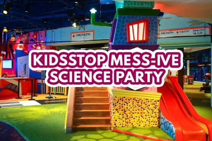 kiddstop mess-ive science party - featured image