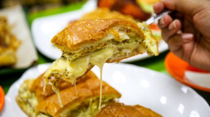 marhaba murtabak restaurant - cheesy beef roti john