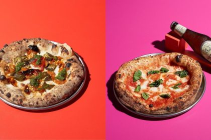 Collage of Wild Child Pizzette's pizzas